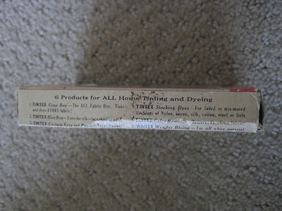Tintex Tints and Dyes Box 15 Cents 4
