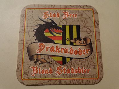 BELGIAN Beer Coaster ~ Brouwerij Cornelissen (Sint Jozef) Drakendoder Blond Ale