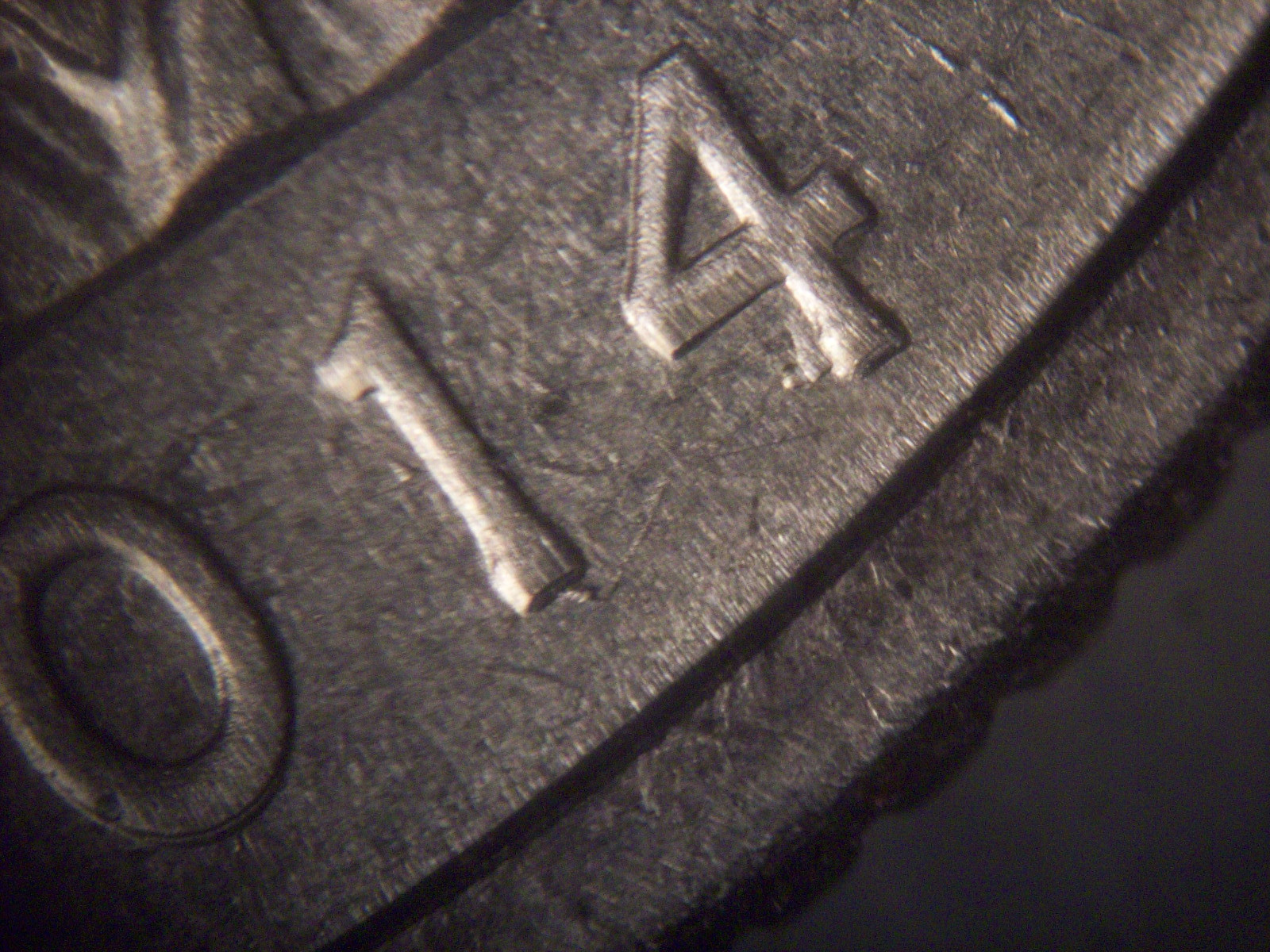 2014 P DDR Everglades Doubled die error coin