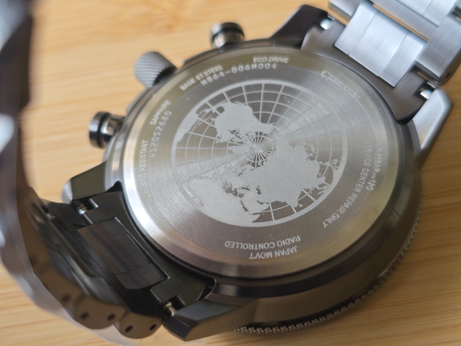 Pre-owned Citizen Limited Edition Promaster Geo Trekker By3005-56e World Time Watch