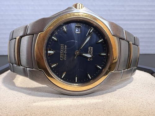 citizen perpetual calendar Men's Watch E710-h24385 TA. Two
