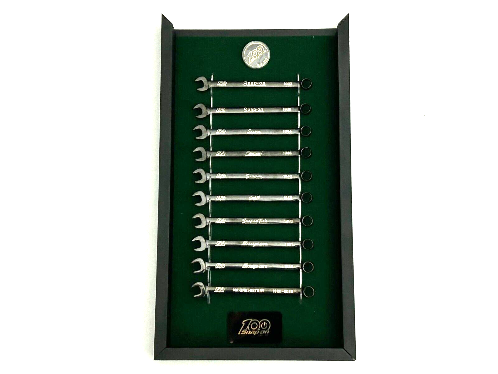 Snap-on Tools NEW 100th Anniversary Wrench Set Display Snap-on Tools NEW 100th Anniversary Wrench Set Display