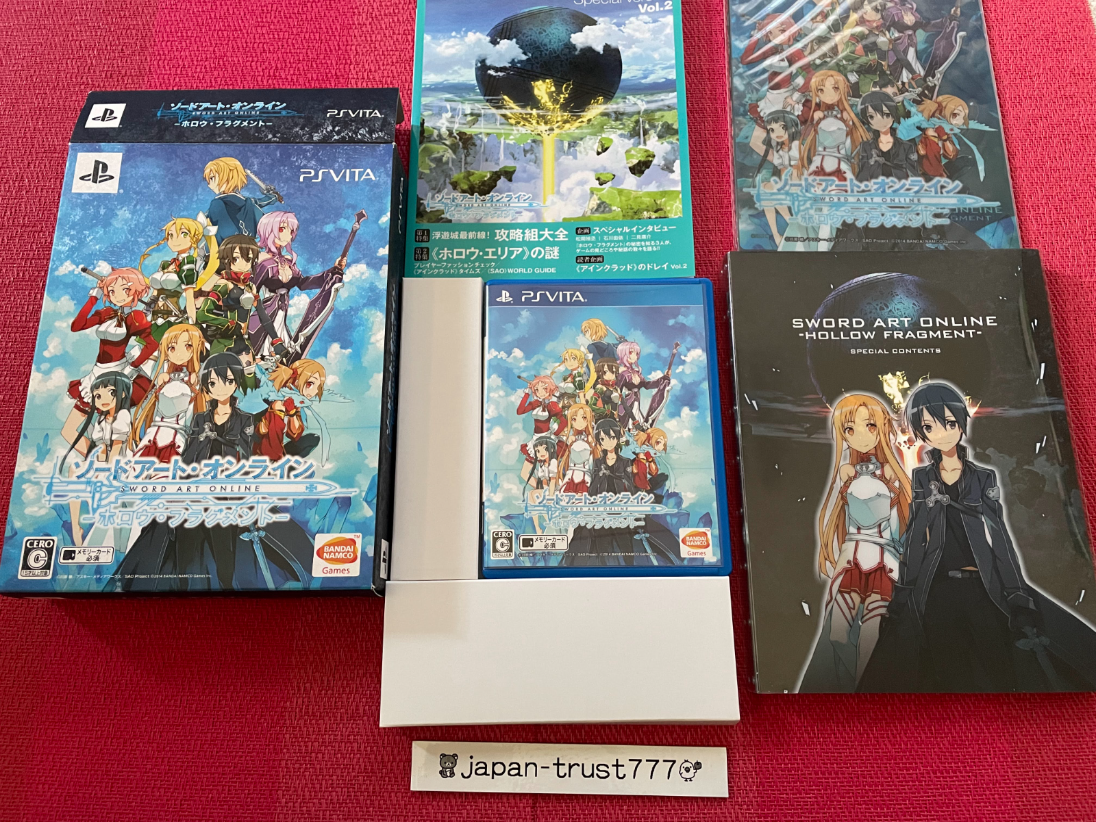PS Vita Sword Art Online Hollow Fragment First Limit BOX