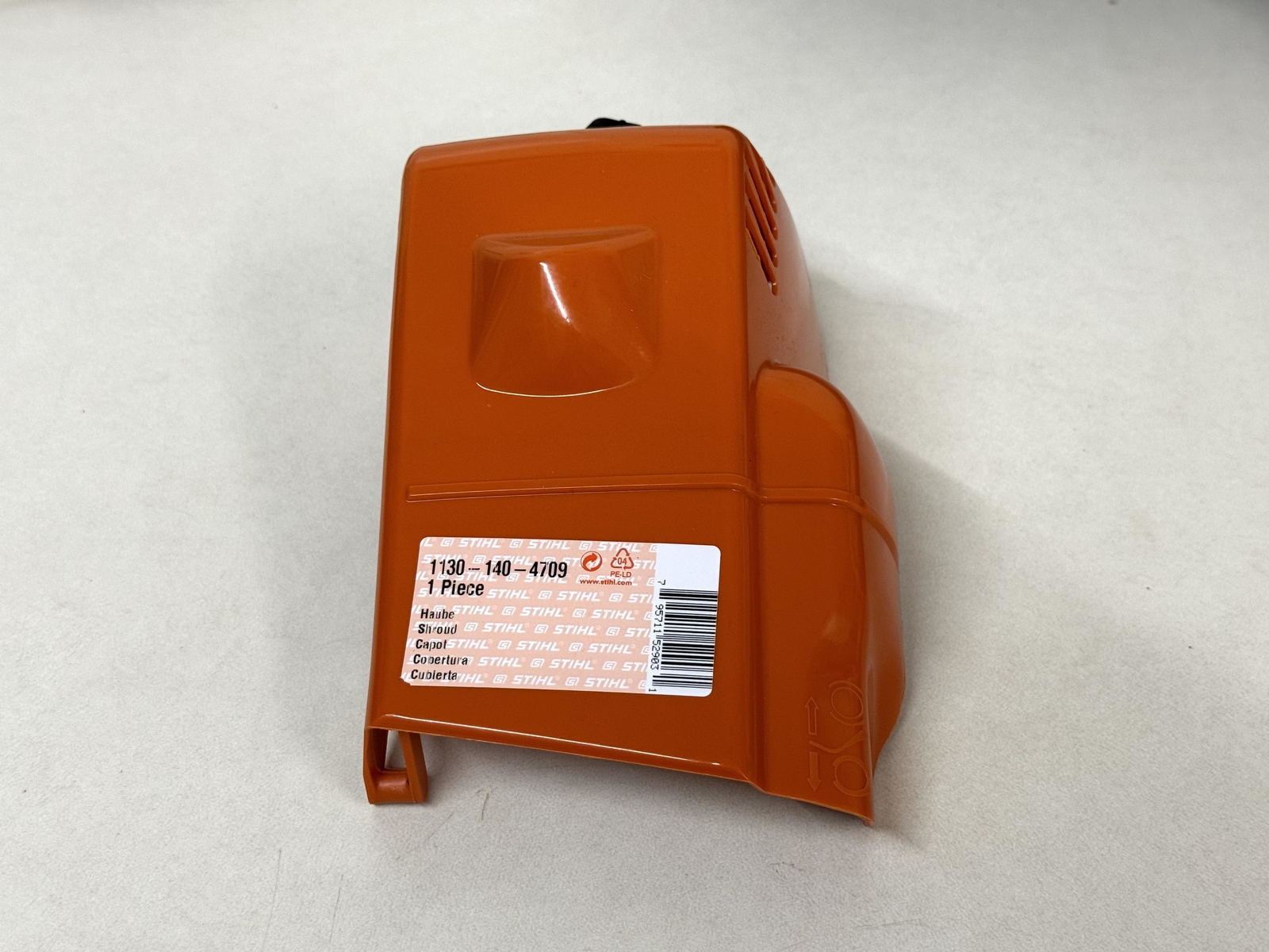 STIHL OEM ENGINE SHROUD TOP COVER 1130 140 4709 FOR 017 018 MS170 MS180   C C-BE - Picture 1 of 2