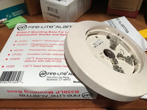 *NIB* *New* Fire-Lite B350LP Fire Alarm Smoke Heat Detector Base