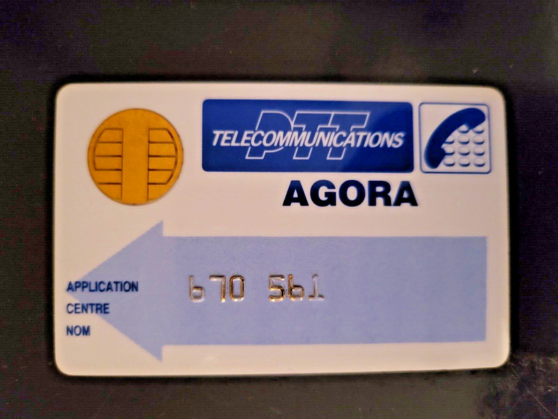 Cp8 Technology - Bull - Agora -France Telecom EmbossÃE NÂº 670 561 - Rarissime-