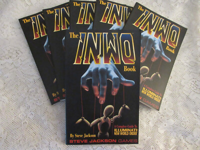 INWO BOOK ILLUMINATI New World Order  SJG CCG Steve Jackson Games NUKE EPIDEMIC
