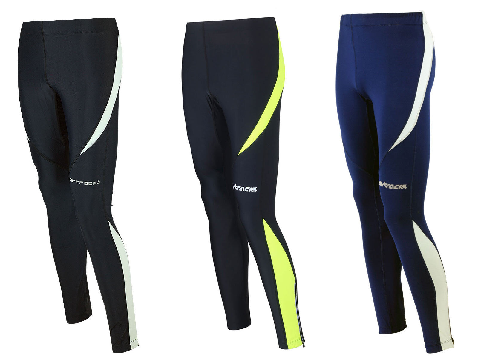 AIRTRACKS Funktions Laufhose Lang Pro / Running Tight / Kompression / Reflektor