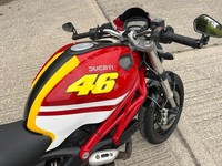 2008 08 DUCATI MONSTER 696 PLUS M696  RED NAKED M 696 RETRO CAFE STYLE