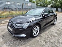 2025 74 AUDI A3 30 TFSI Sport 5dr Black Damaged Salvage