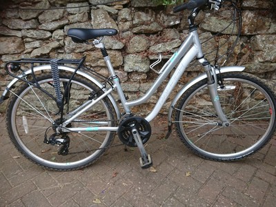 raleigh voyager glx ladies, small, silver, excellent condition