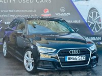 2017 Audi A3 2.0 TDI S line Sportback Euro 6 (s/s) 5dr HATCHBACK Diesel Manual