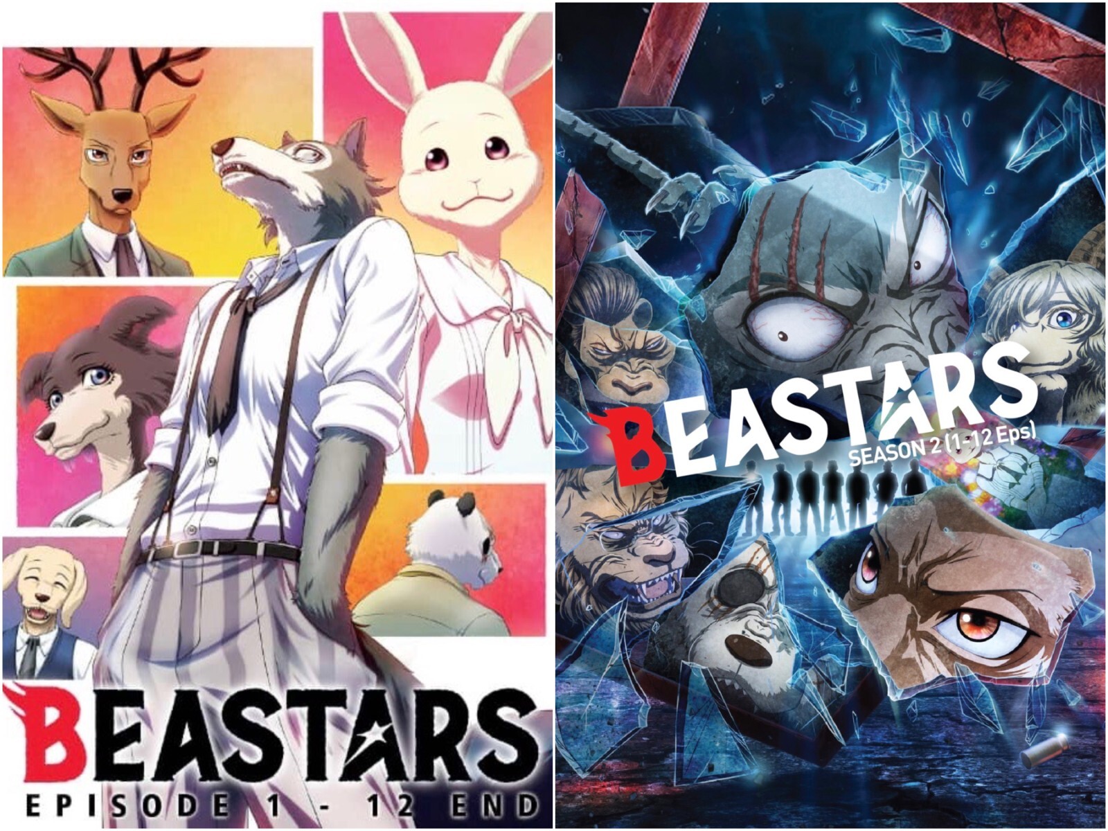 ビースターズ2ND VOL.1 DVD ボックスセット Beastars (Season 1&2: VOL.1 - 24 End) ~ English Dubbed