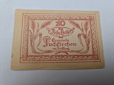 10 Heller 1920 excellent Condition Old BANKNOTE Austria  