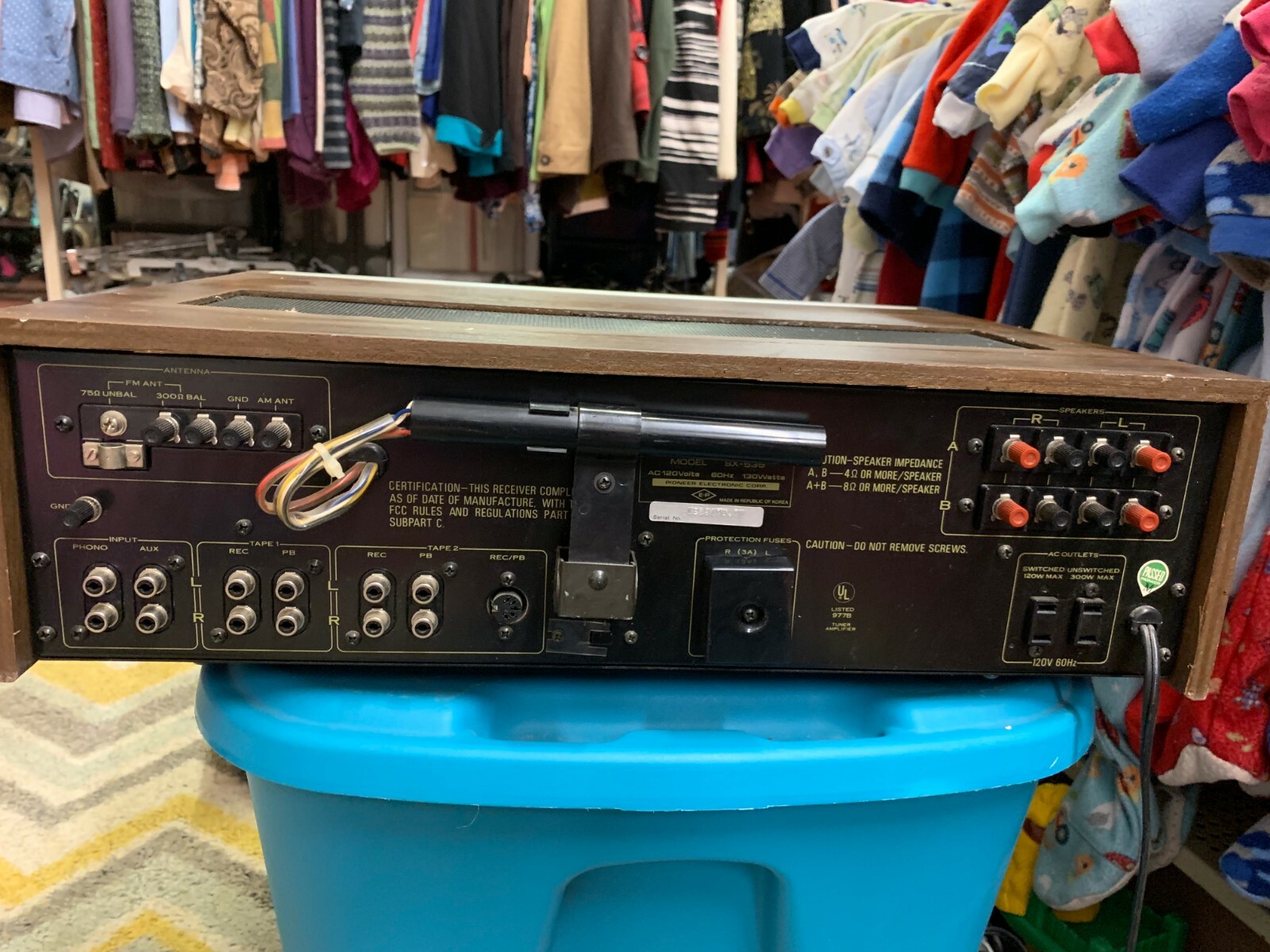 Vintage Pioneer Stereo Receiver Model SX-535