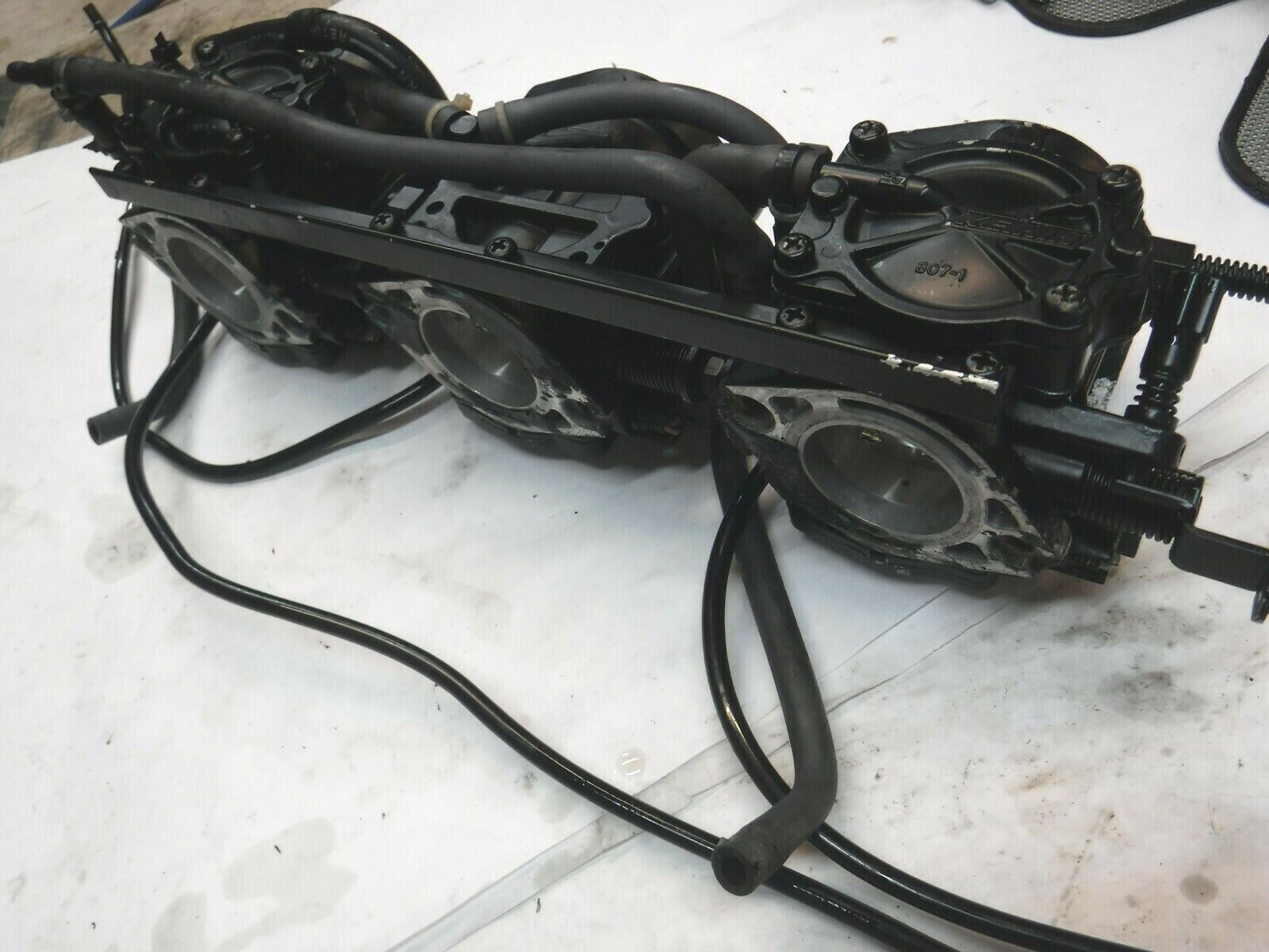 OEM 1996 96 KAWASAKI ZXI 900 KEIHIN CARBURETOR CARBS (NICE OEM 1996 96 KAWASAKI ZXI 900 KEIHIN CARBURETOR CARBS (NICE