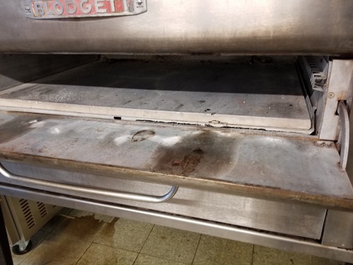 BLODGETT 931 NATURAL DECK GAS DOUBLE PIZZA OVEN WITH NEW STONES BAKE