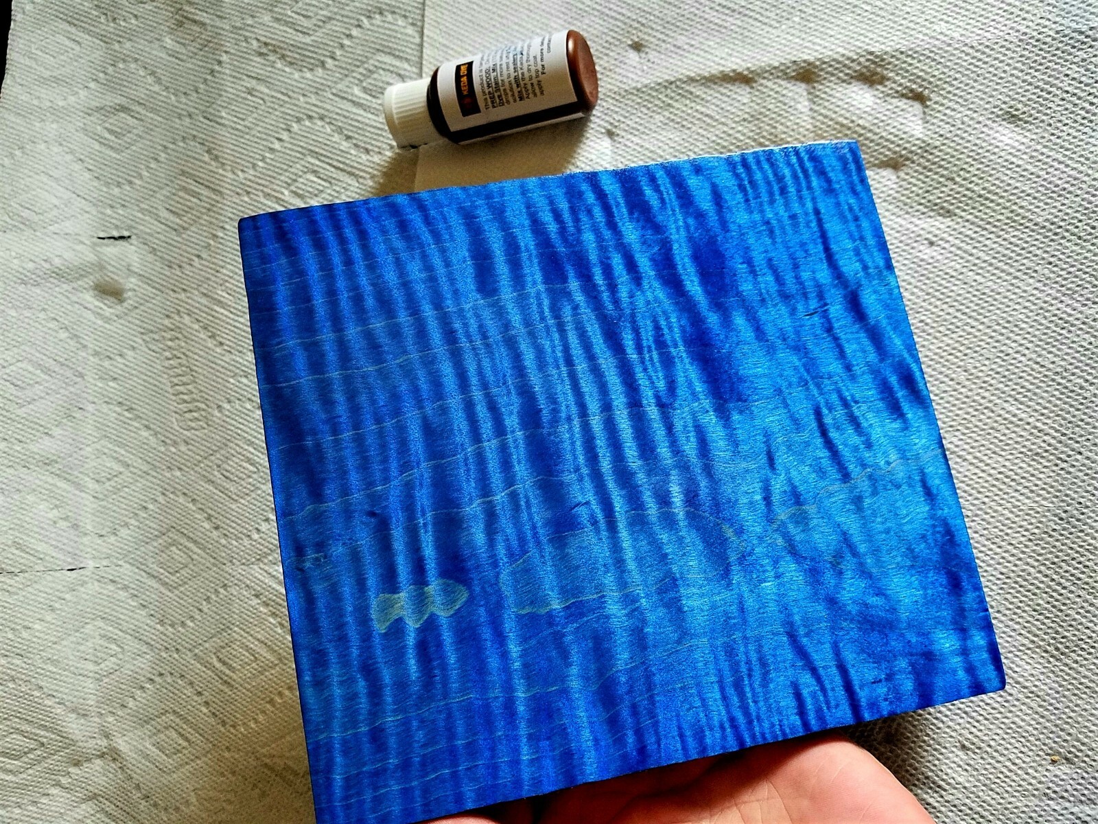 Blue Dye Wood Stain Is Alcohol Based Dye Stain Making Vibrant Blue Wood Colors
