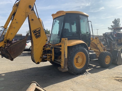 JCB 214 Backhoe -Side Shift Offset- 4x4 - Enclosed Cab - Extendahoe 6 In 1
