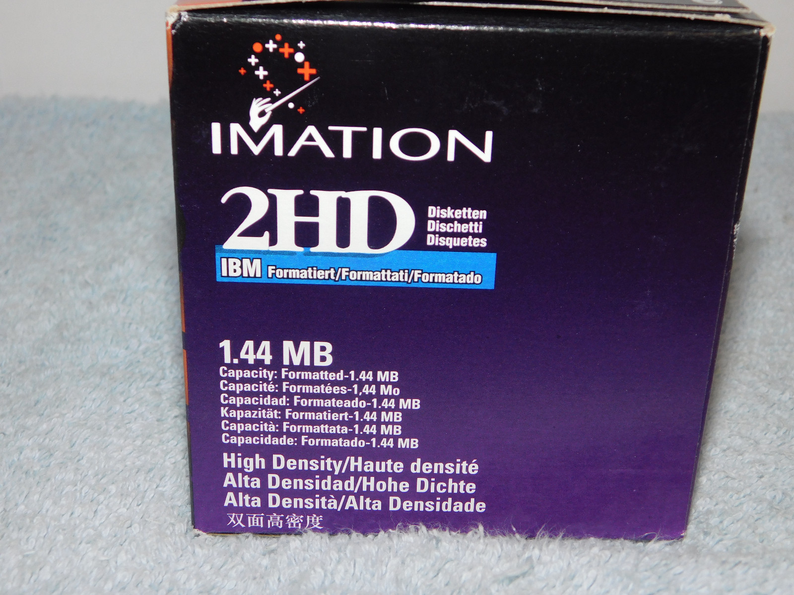 Imation 2HD 25 Diskettes IBM Formatted High Density 1.44 MB~New & Sealed Box!!
