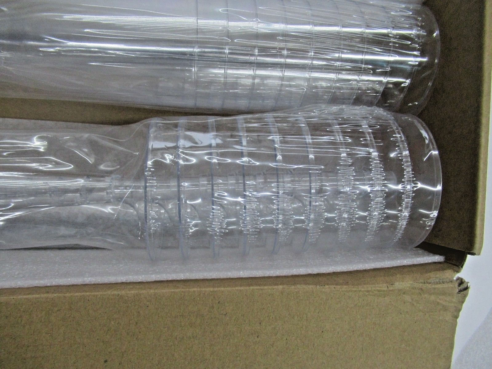 100 Plastic Champagne Flutes ~ 5 Oz Clear Plastic Toasting Glasses ~ Disposable