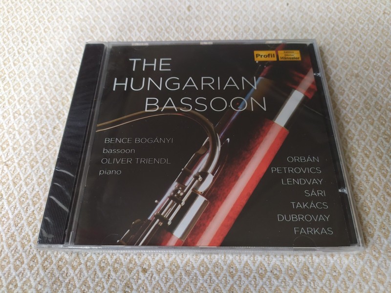 Bence Boganyi - The Hungarian Bassoon - Orban, Petrovics, Saris, Takacs - Cd New