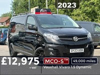 2023 Vauxhall Vivaro 2900 1.5d 100PS Prime H1 Van PANEL VAN Diesel Manual