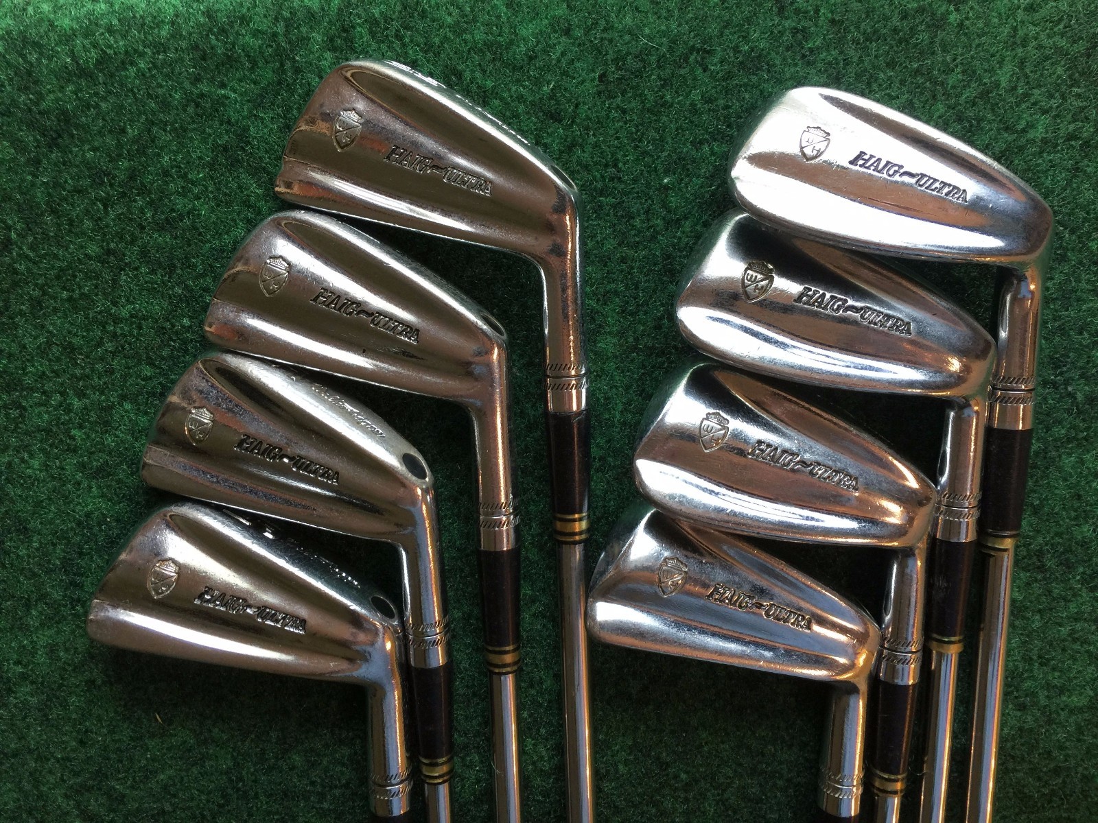 Vintage Walter Hagen Haig-Ultra 3-PW Iron Set
