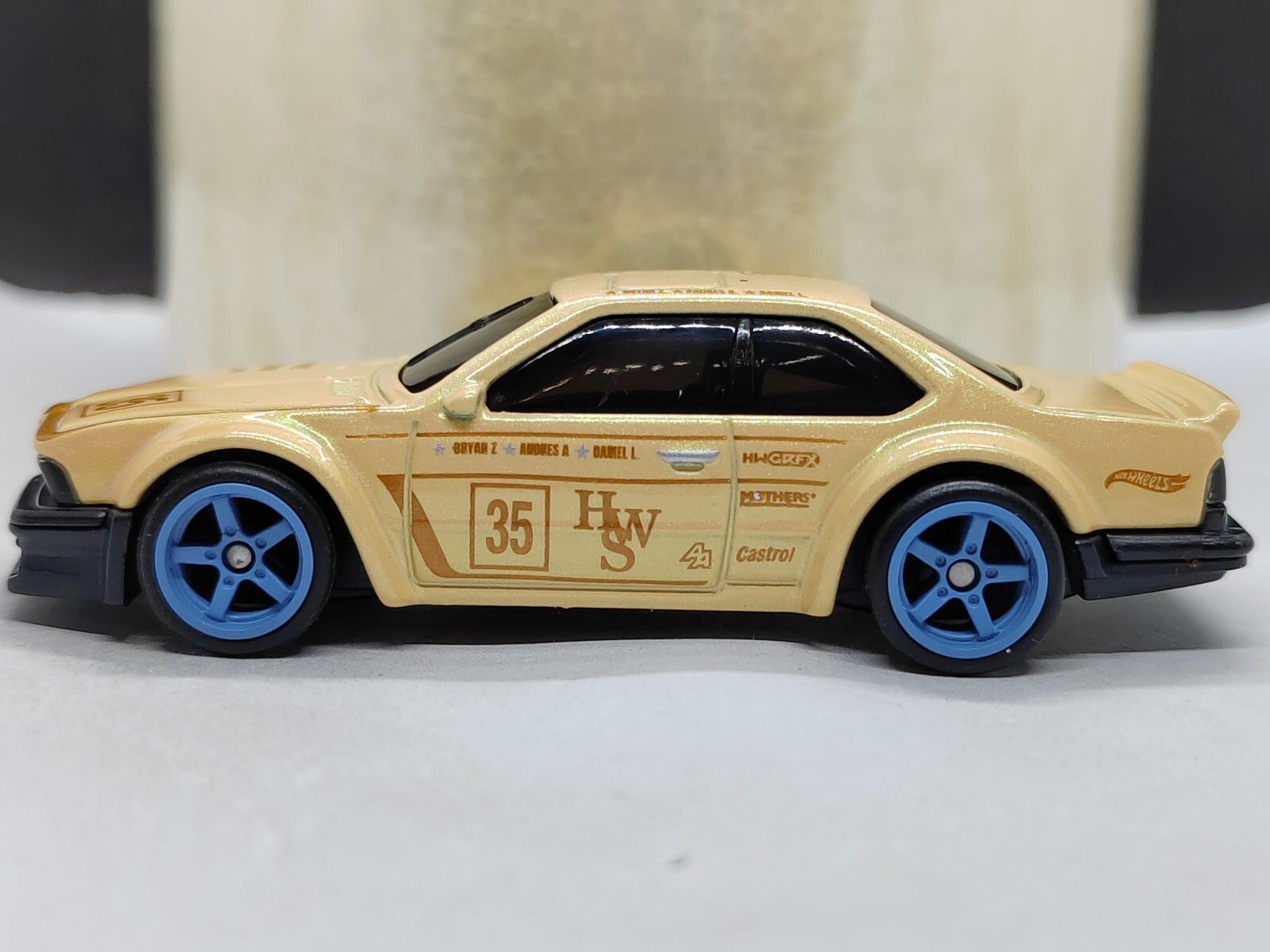Hot Wheels 2025 Prototype Factory Test Color Cream