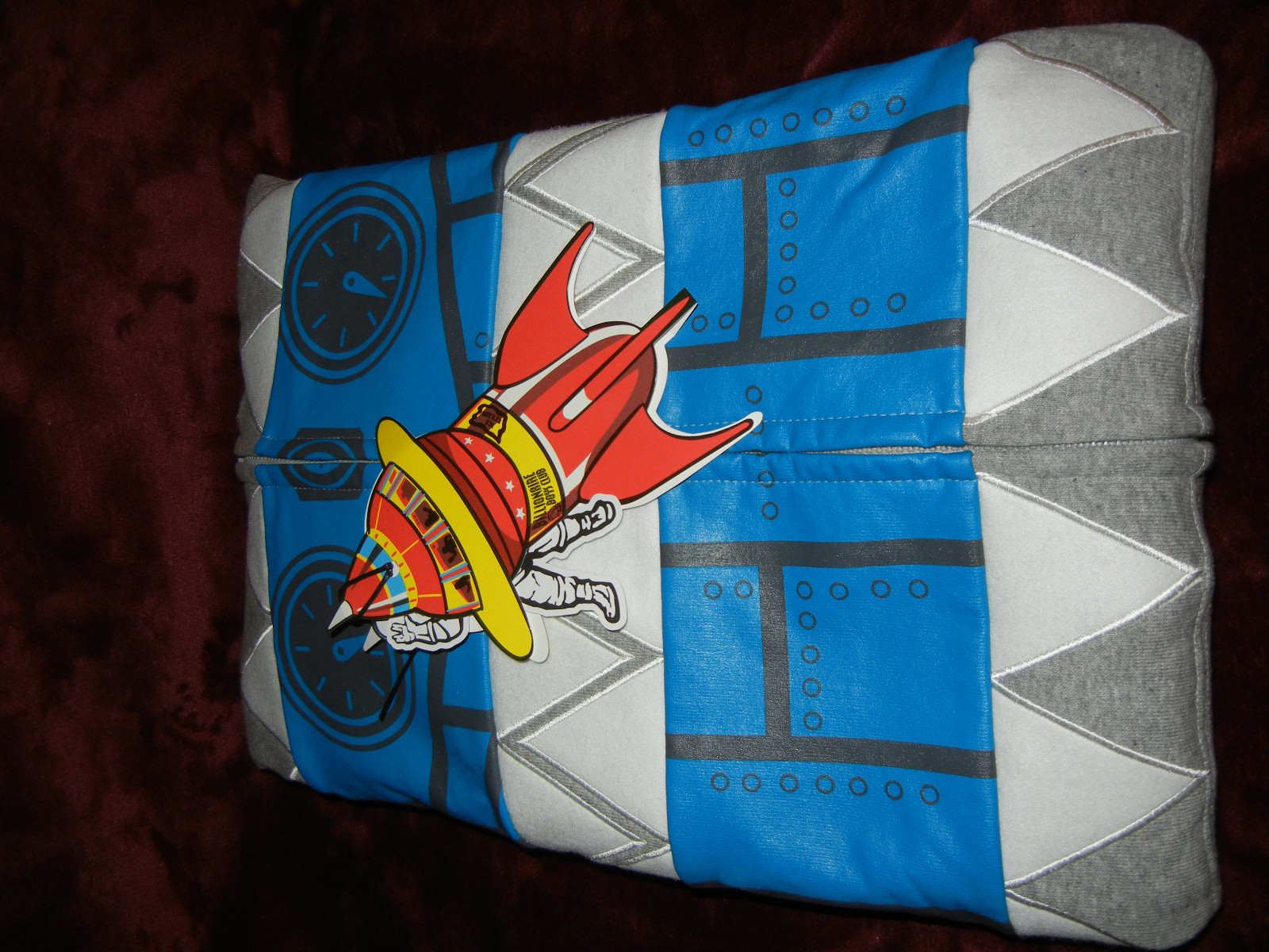 Pre-owned Billionaire Boys Club S05 Robot Hoodie Blue Xl Xs Xxl Pharrell Bbcicecream Ds In Gray