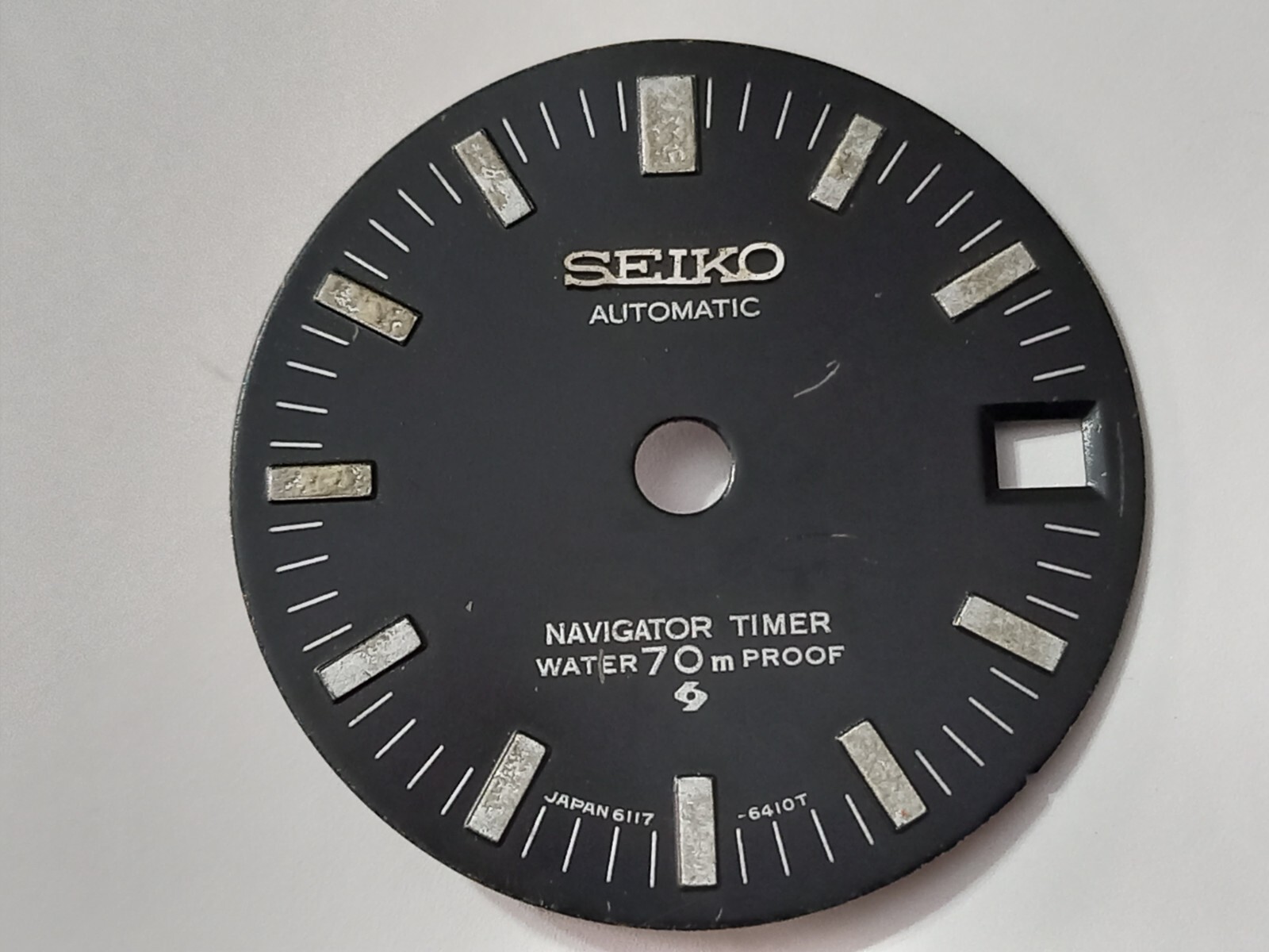 Authentic SEIKO NAVIGATOR TIMER 6117-6410 Water 70m Proof