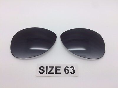 Custom Rayban RB 3386 SIZE 63 Sunglass Replacement Lenses Grey Gradient New!