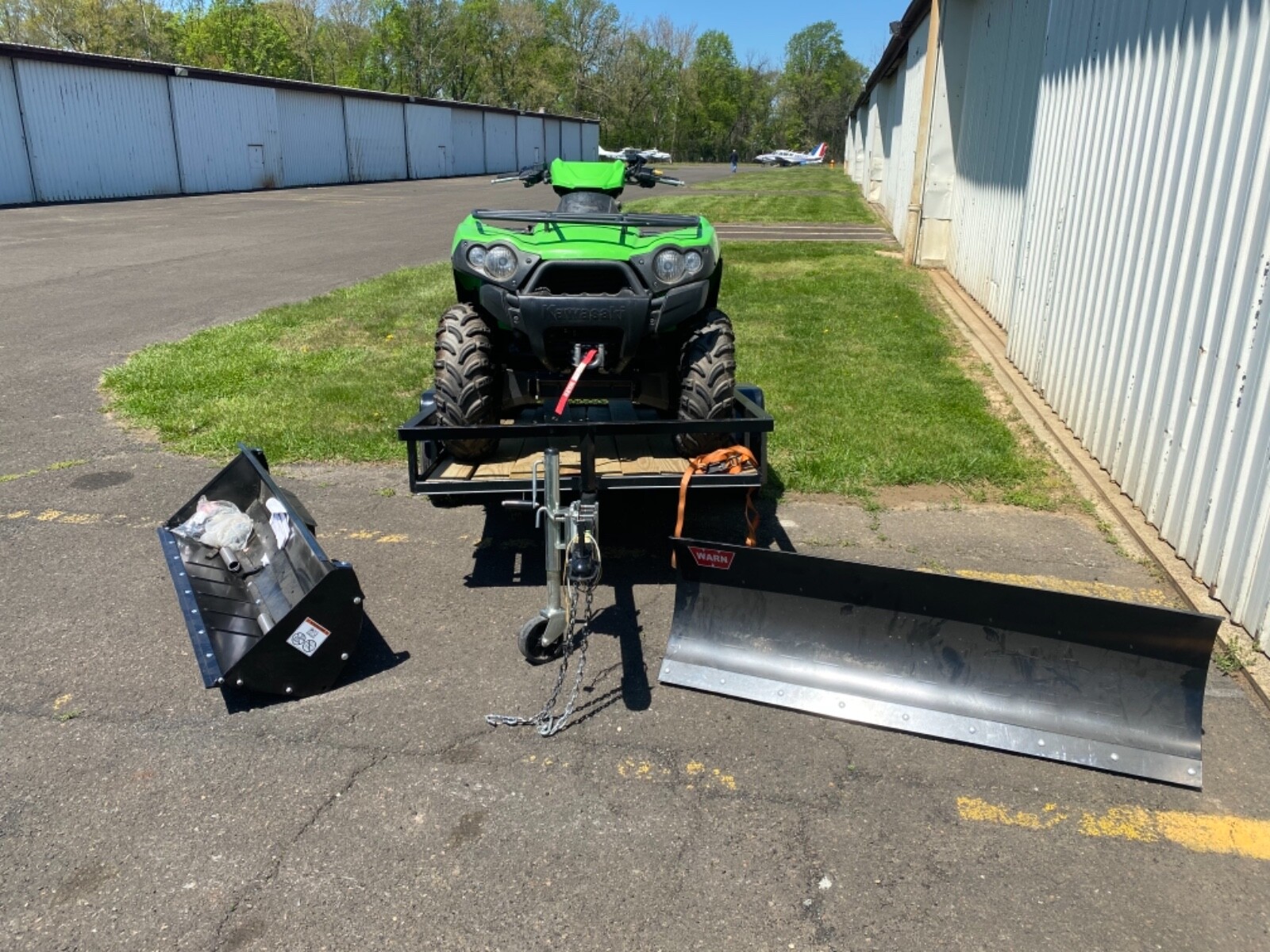 Kawasaki 2007 Brute Force 750 Vtwin Winch, Plow, Hitch, Dump Bucket