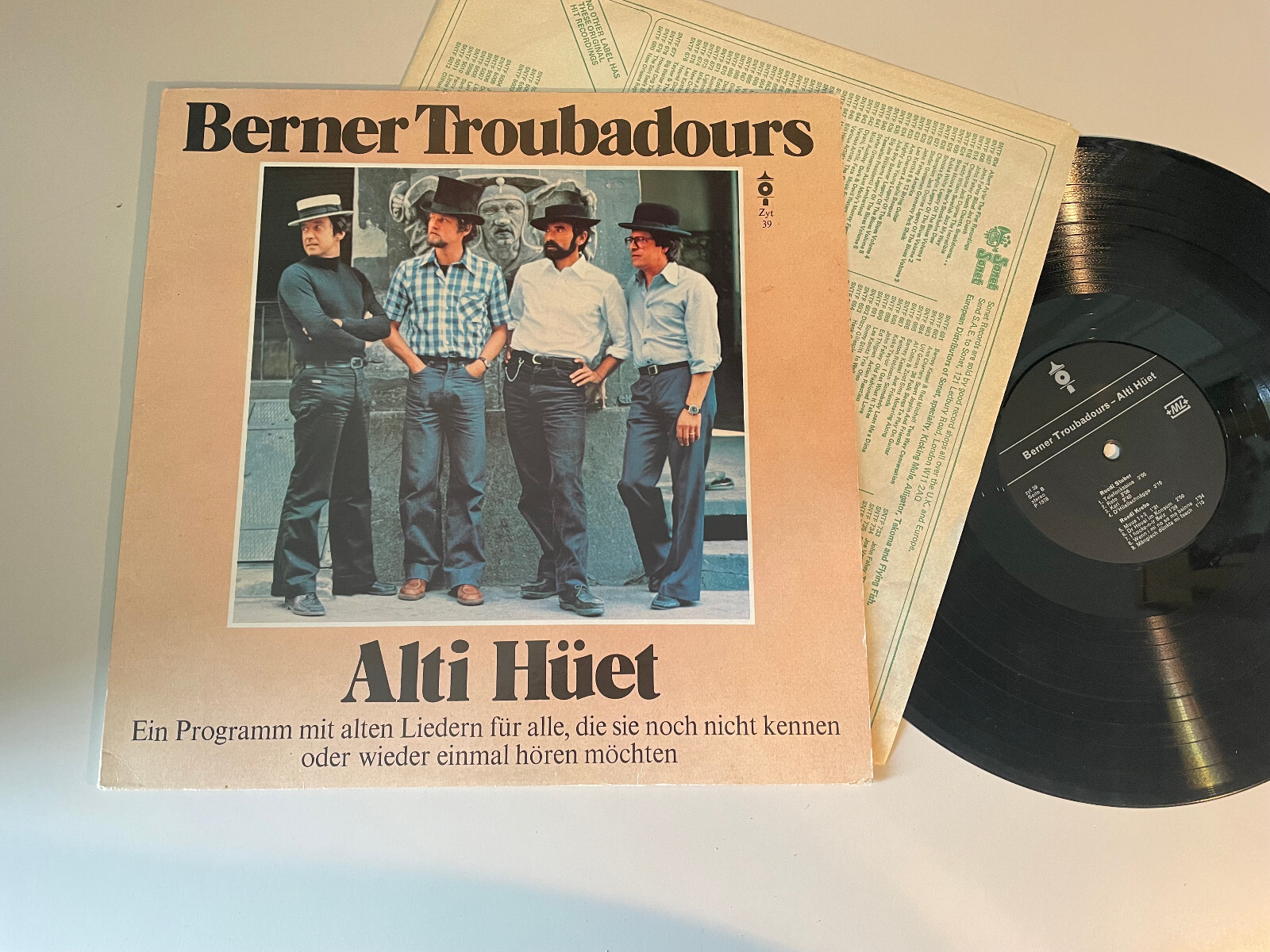 レコード Gilberto Gil Don Beto 二枚 LP Folk Berner Troubadours – Alti Hüet (20 Song) ZYTGLOGGE