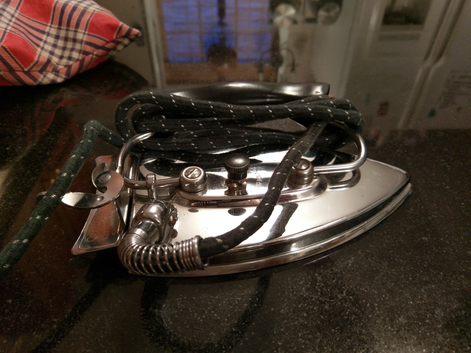 Awesome Antique Electric Traveling Clothes Iron