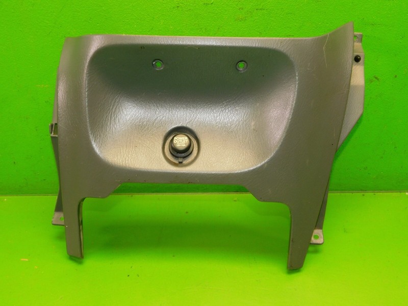96-00 Civic EX OEM center dash console 12V outlet panel gray