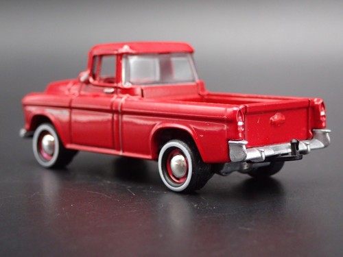 1955 55 CHEVY CHEVROLET CAMEO PICKUP TRUCK W HITCH 1:64 SCALE DIECAST MODEL CAR 1955 55 CHEVY CHEVROLET CAMEO PICKUP TRUCK W HITCH 1:64 SCALE DIECAST MODEL CAR