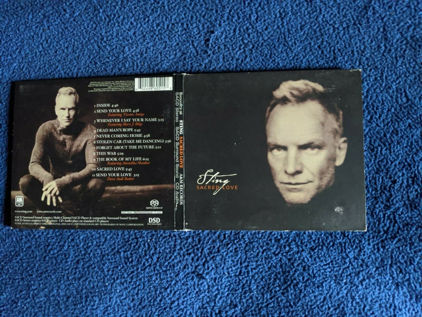 Sting – Sacred Love, A&M Records – B0000872-36 SACD Digipak Sting – Sacred Love, A&M Records – B0000872-36 SACD Digipak