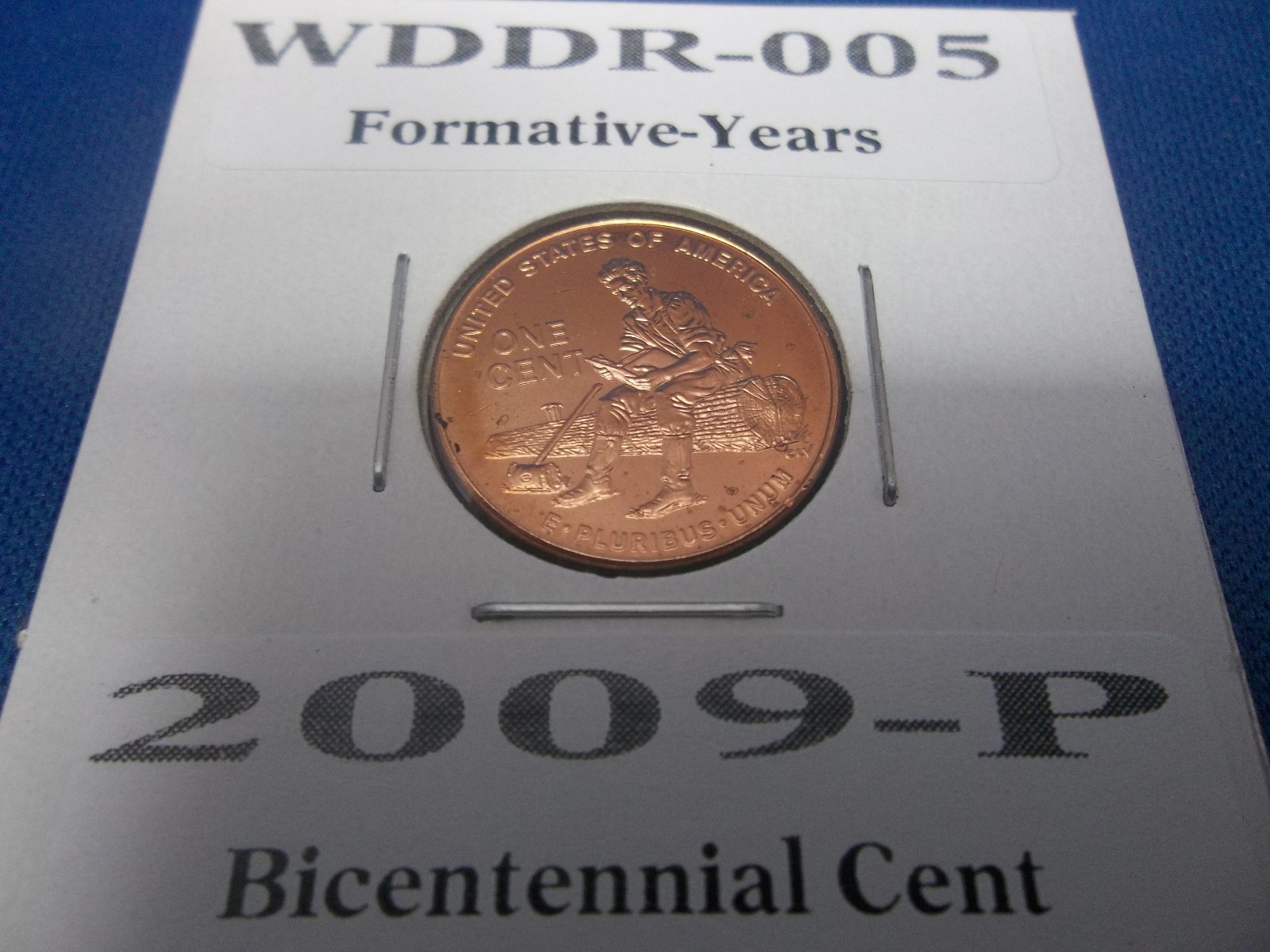 2009-P Formative Years WDDR-005,WDDR-037,WDDR-012.WDDR-18 Set of (4)  #5