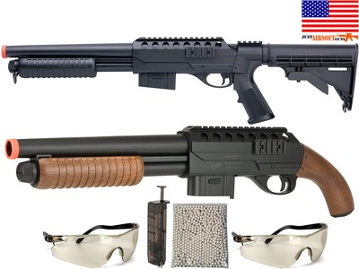 Pump Action Spring Power +safety Glasses 2k Bbs