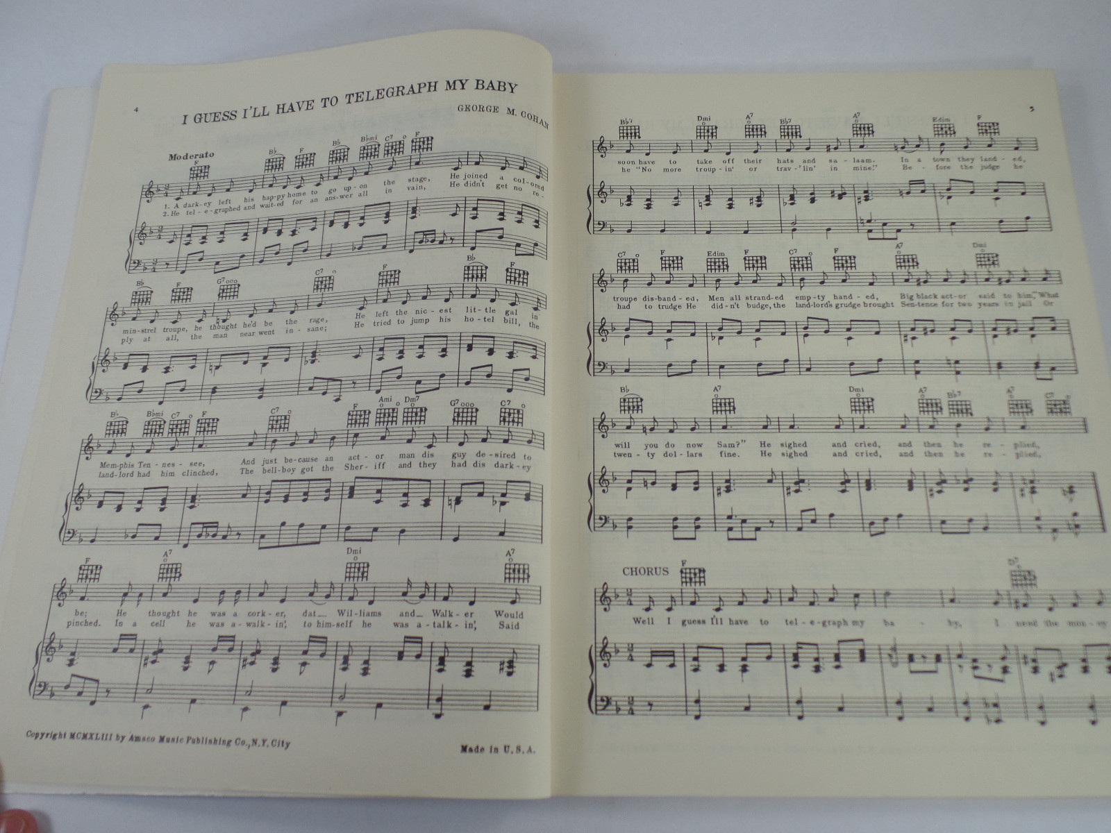 Everybody's Favorite Songs Of The Gay Nineties Sheet Music Book