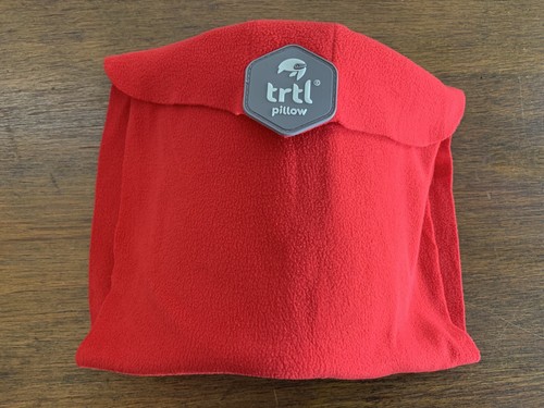 GENUINE Trtl Scientifically Proven Soft Neck Support Travel Pillow In Red