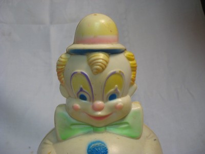 1977 Sanitoy, Inc. Wobble Clown Toy