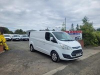2017 ON 67 PLATE FORD TRANSIT CUSTOM 310 LIMITED TDCI 170BHP LWB DIESEL VAN ULEZ