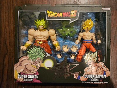 Super Saiyan Broly vs Super Saiyan Goku 6.5'' Dragon Stars Battle Pack Ball Z GT