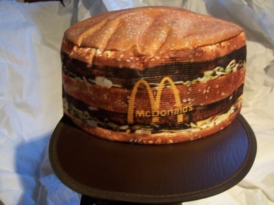 Vintage McDonalds Big Mac Painters Cap