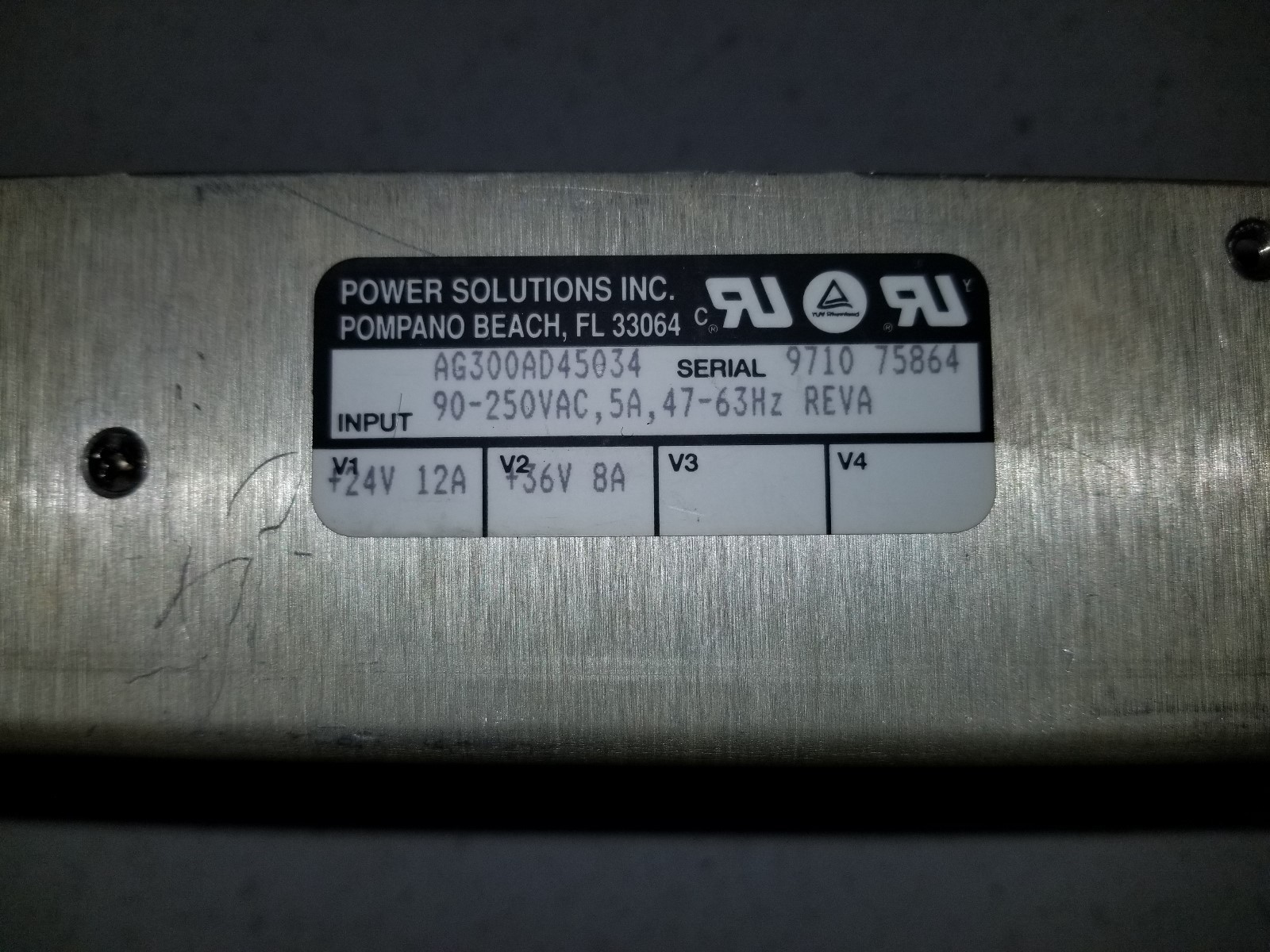 Melco Embroidery Machine EMT10T One Head 24 Volt  Power Supply