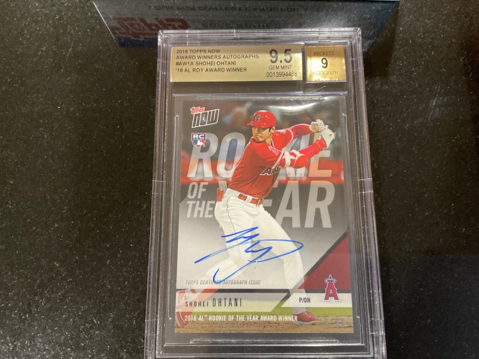 On-Card Autograph /99 ROY Shohei Ohtani MLB TOPPS NOW SSSP On-Card Autograph /99 ROY Shohei Ohtani MLB TOPPS NOW SSSP