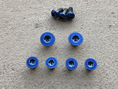 Blue Stainless Torx Screws For Spyderco Manix 2 G10 XL Pivot Handle Pocket Clip