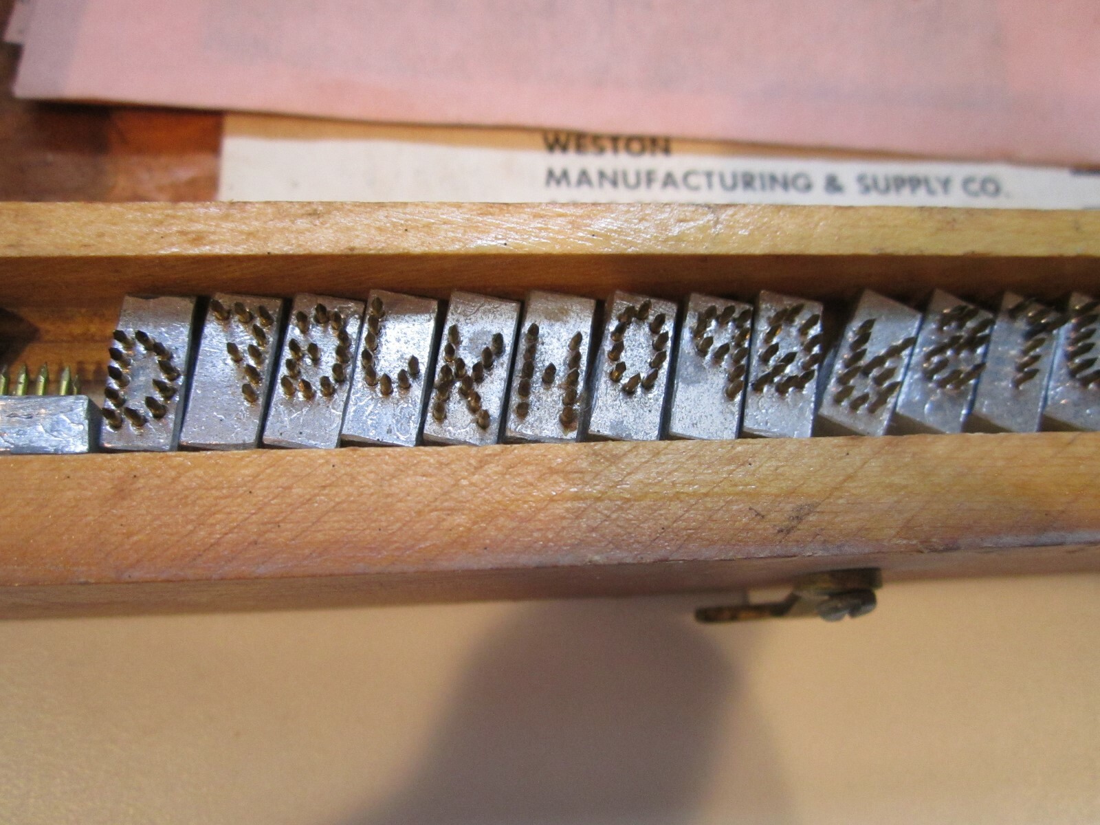 Vintage Weston's PET TATTOO OUTFIT in wood box